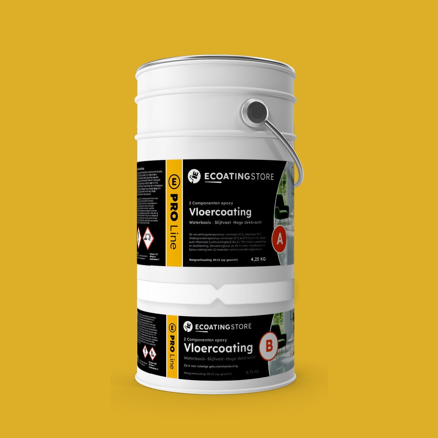 Garage vloercoating - RAL 1012