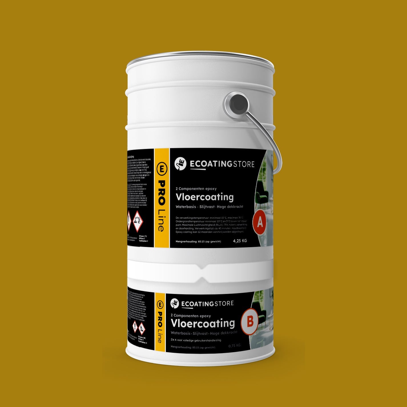 Garage vloercoating - RAL 1027