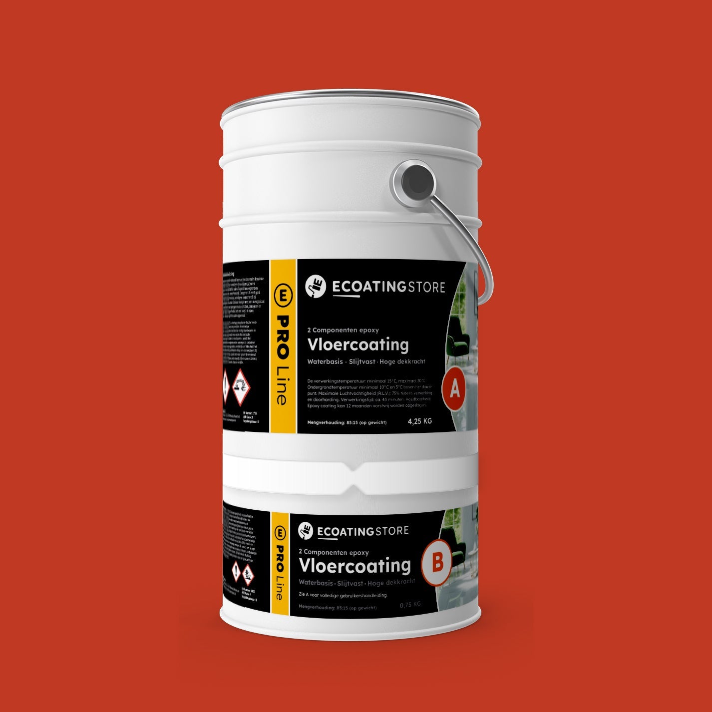 Garage vloercoating - RAL 2002