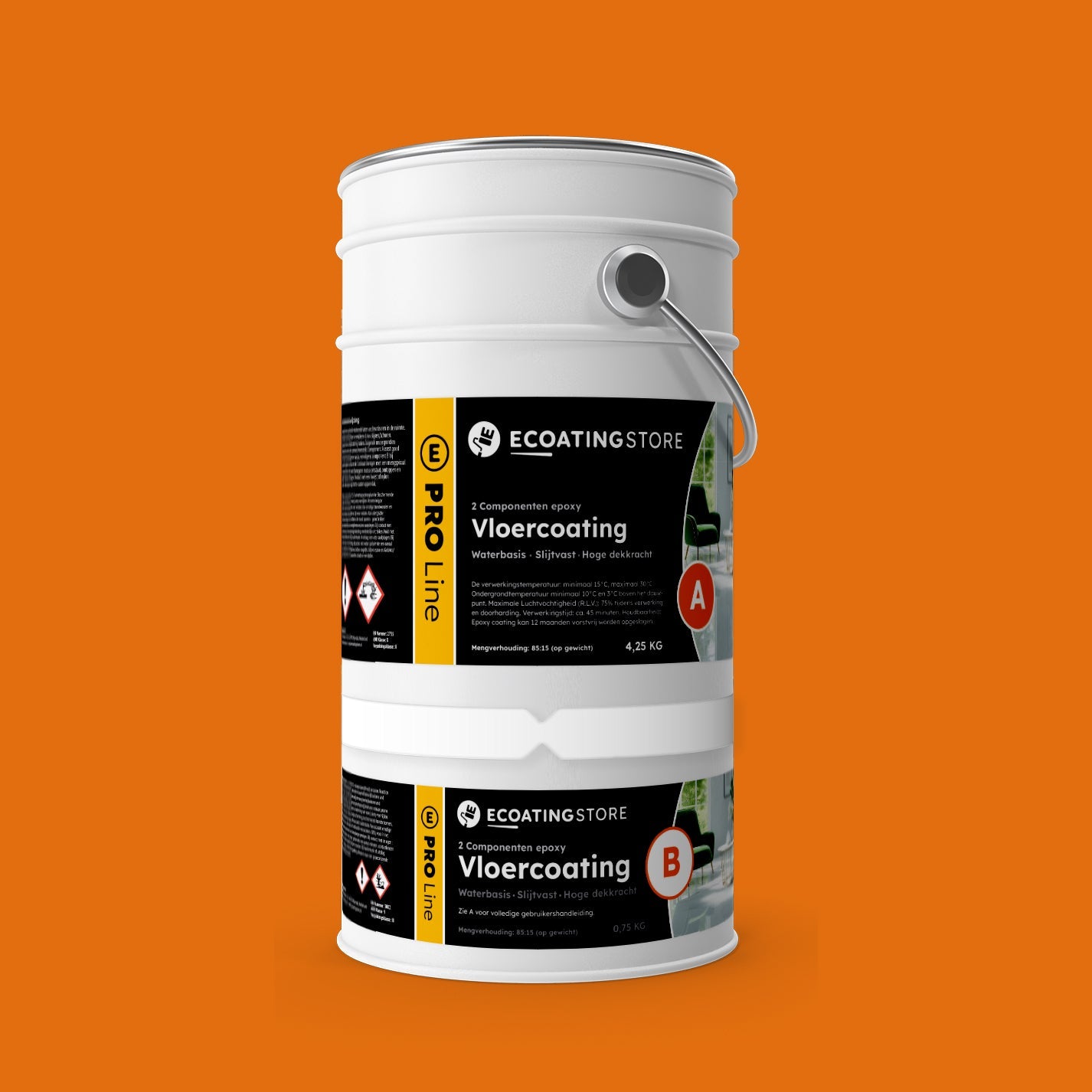 Garage vloercoating - RAL 2011