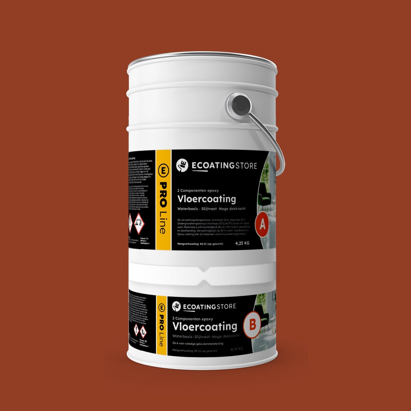 Garage vloercoating - RAL 2013