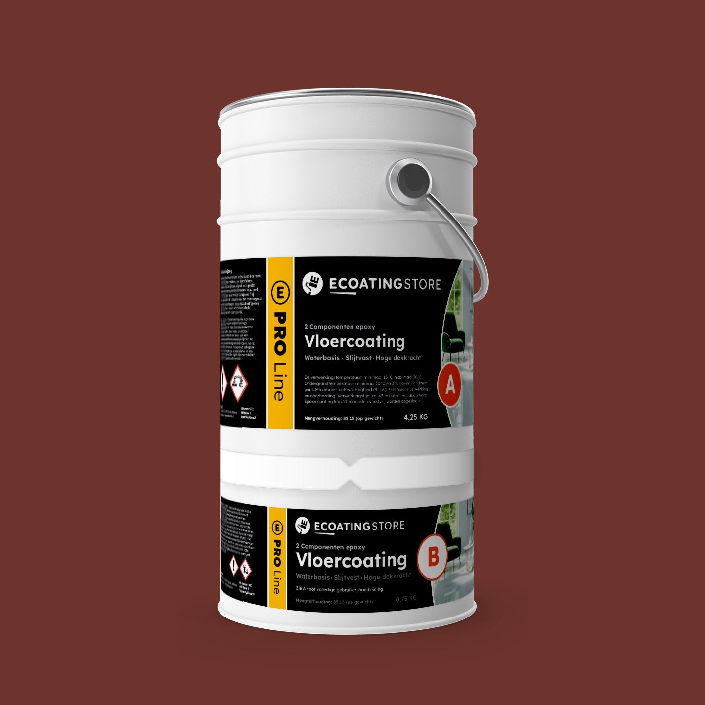 Garage vloercoating - RAL 3009