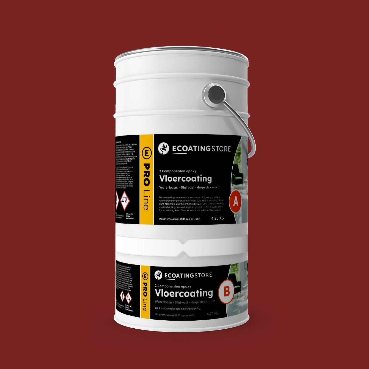 Vloercoating - RAL 3011