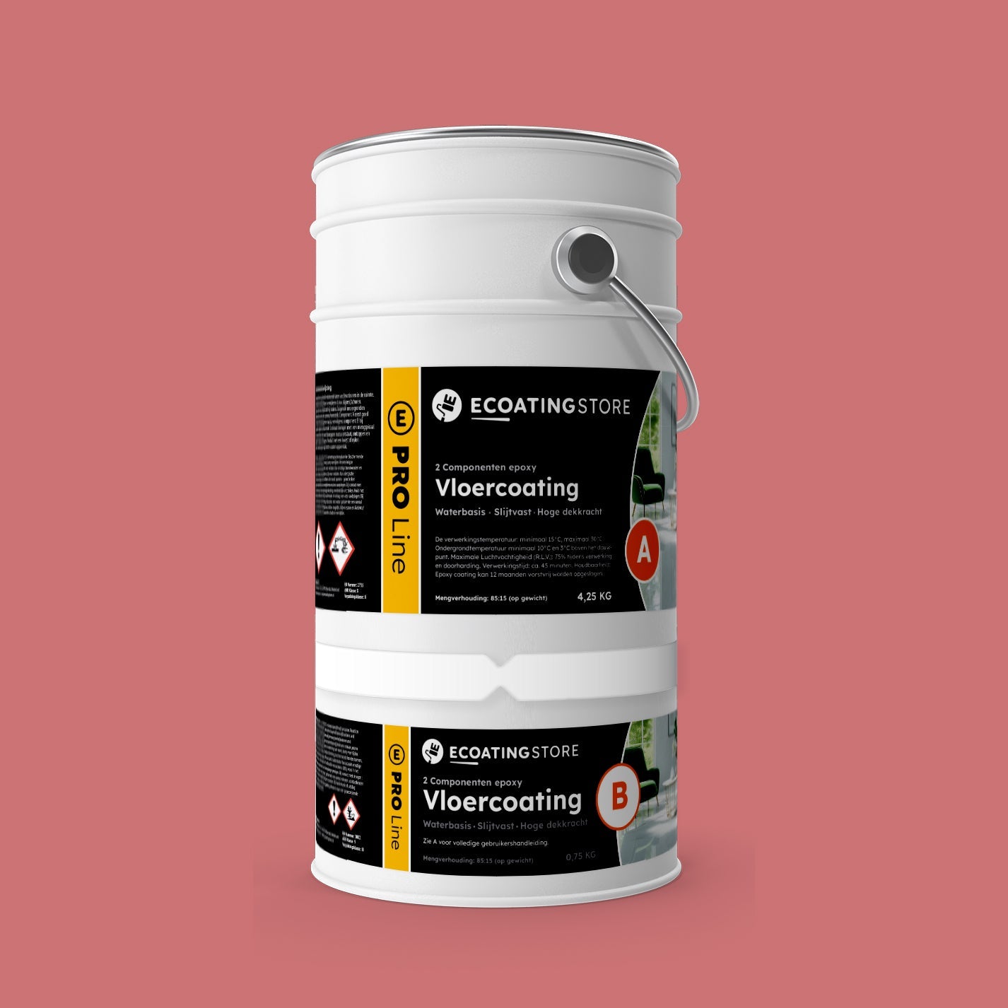 Garage vloercoating - RAL 3014