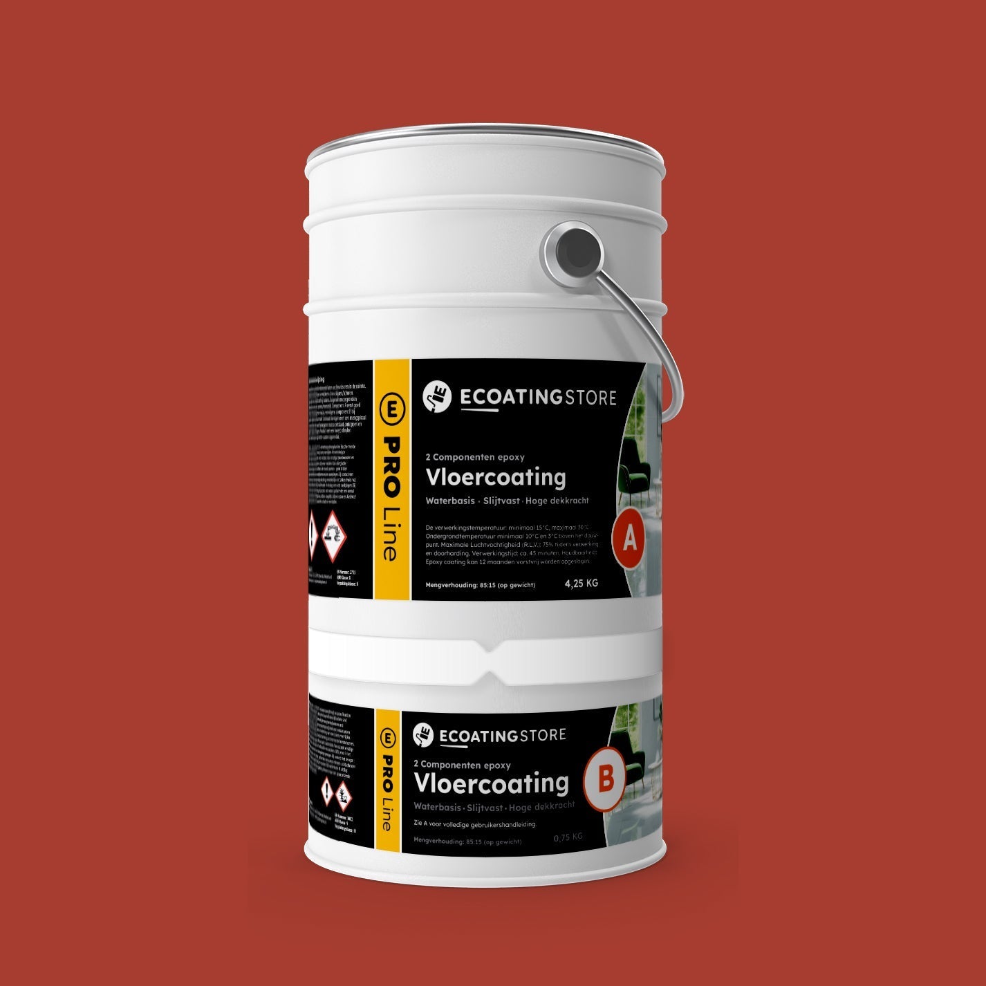 Vloercoating - RAL 3016