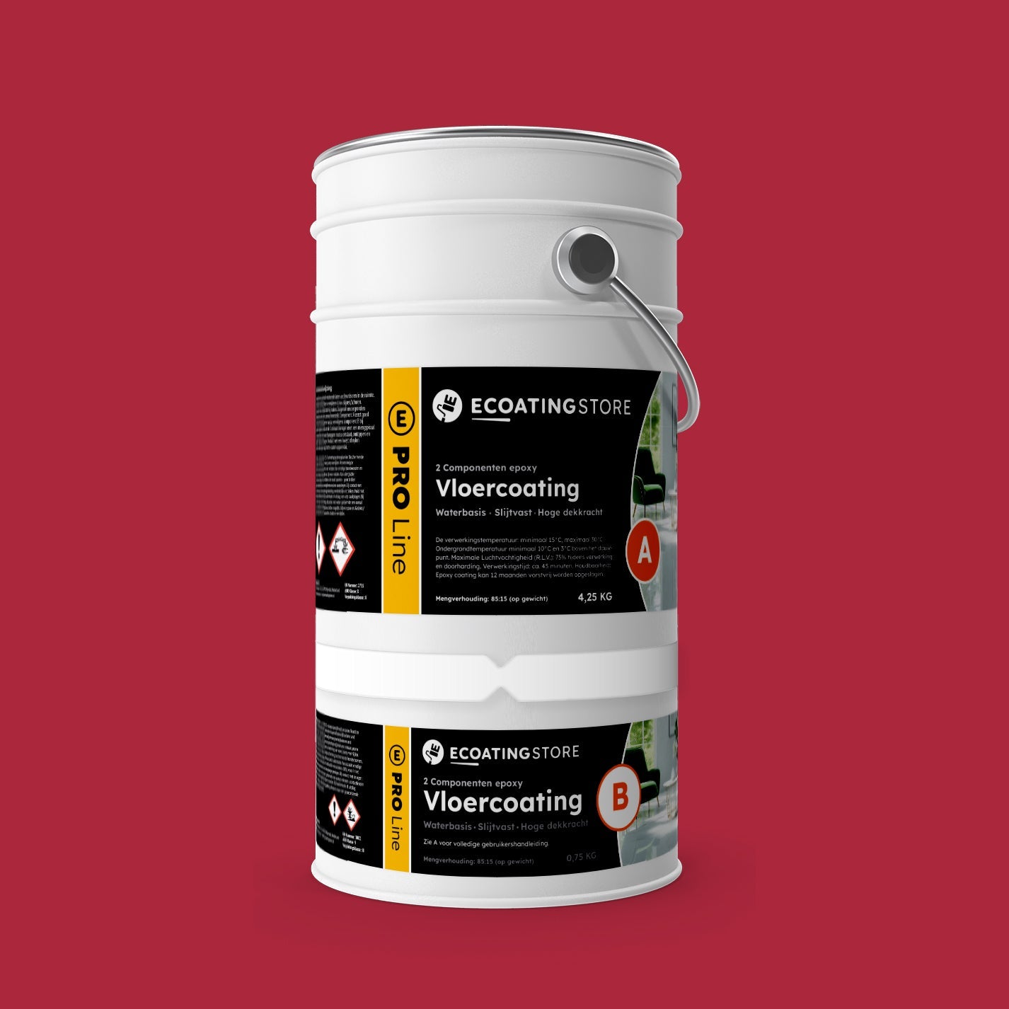 Garage vloercoating - RAL 3027