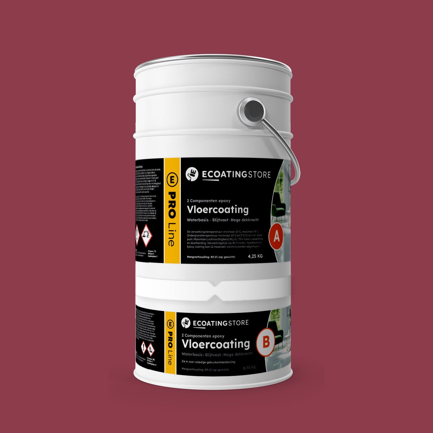 Garage vloercoating - RAL 4002