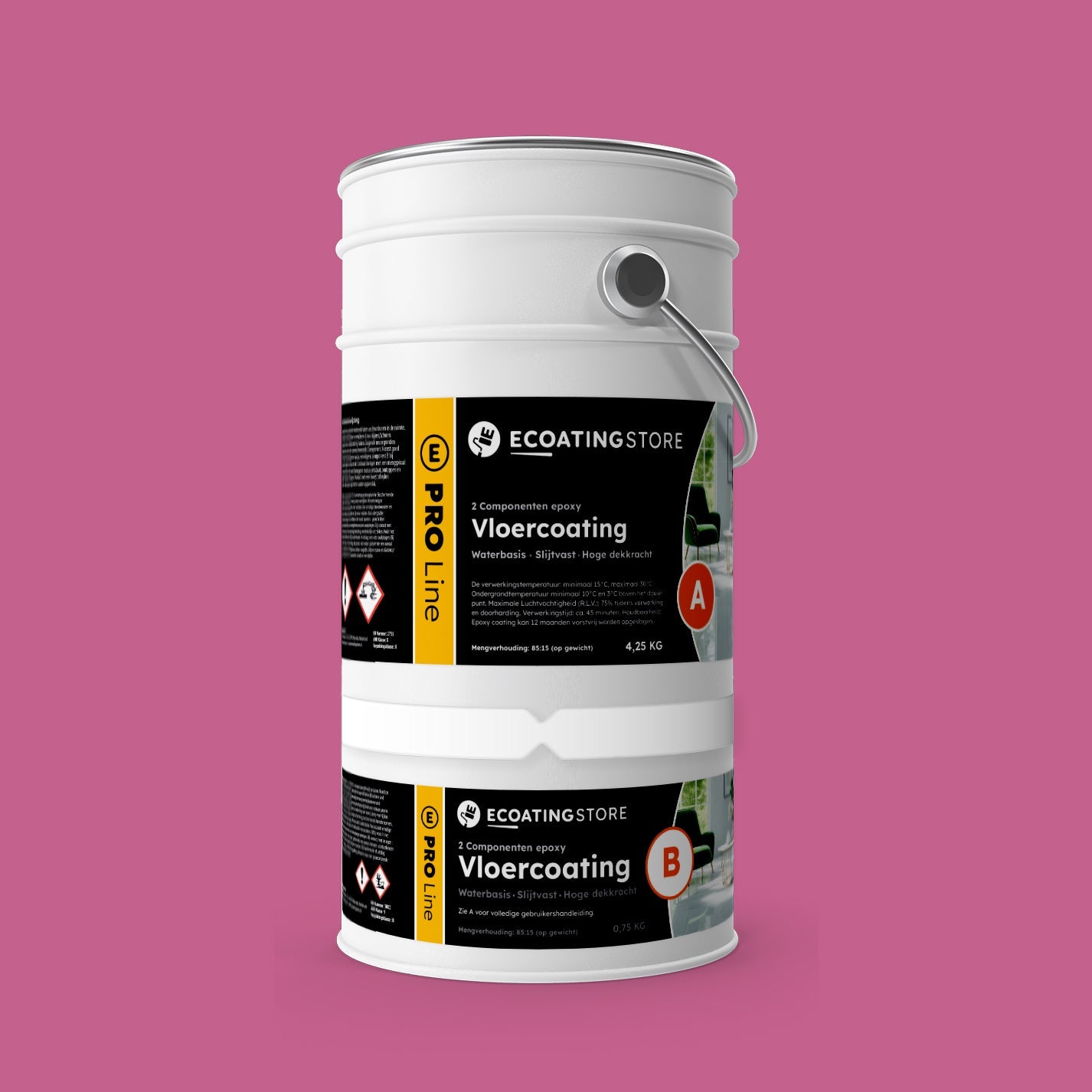 Garage vloercoating - RAL 4003