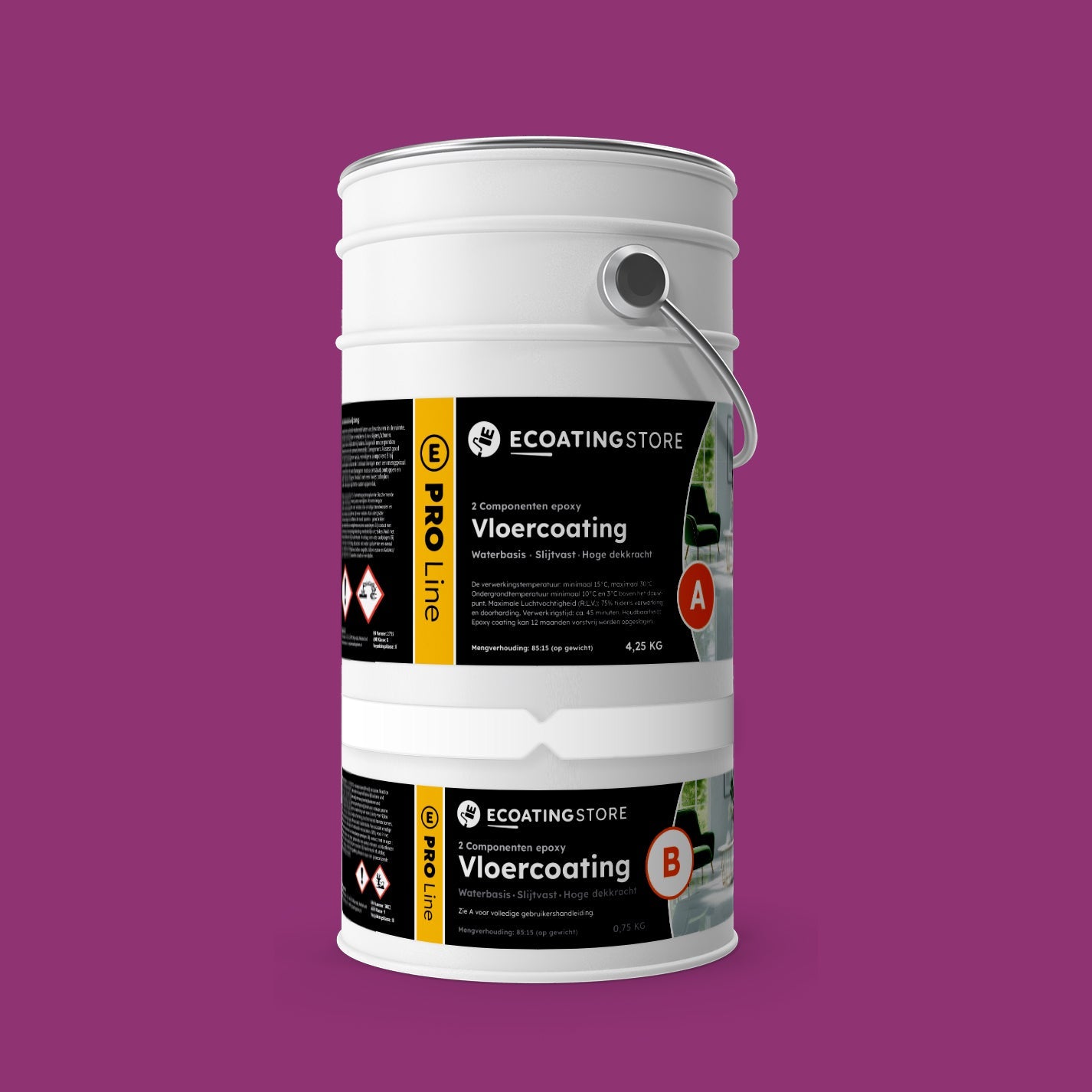 Garage vloercoating - RAL 4006