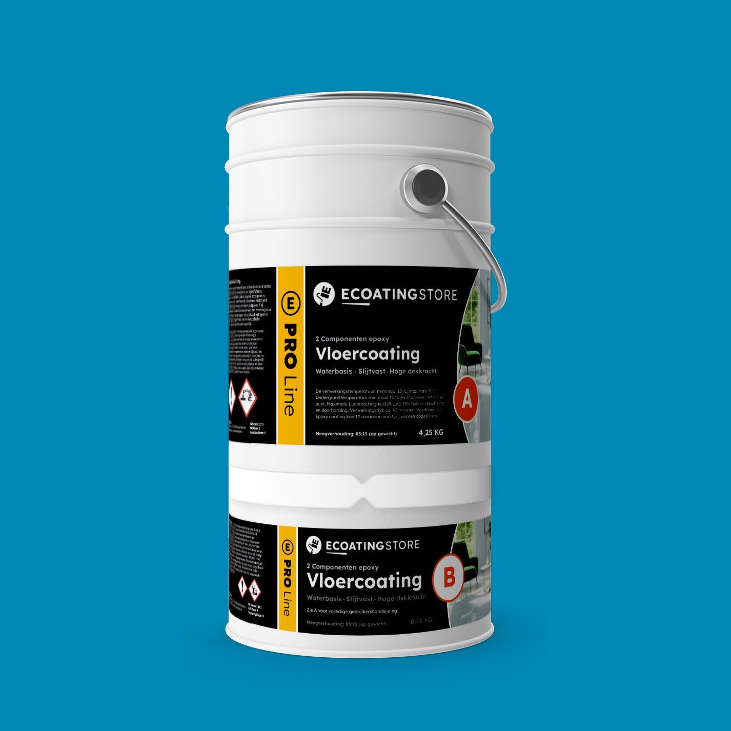 Garage vloercoating - RAL 5012