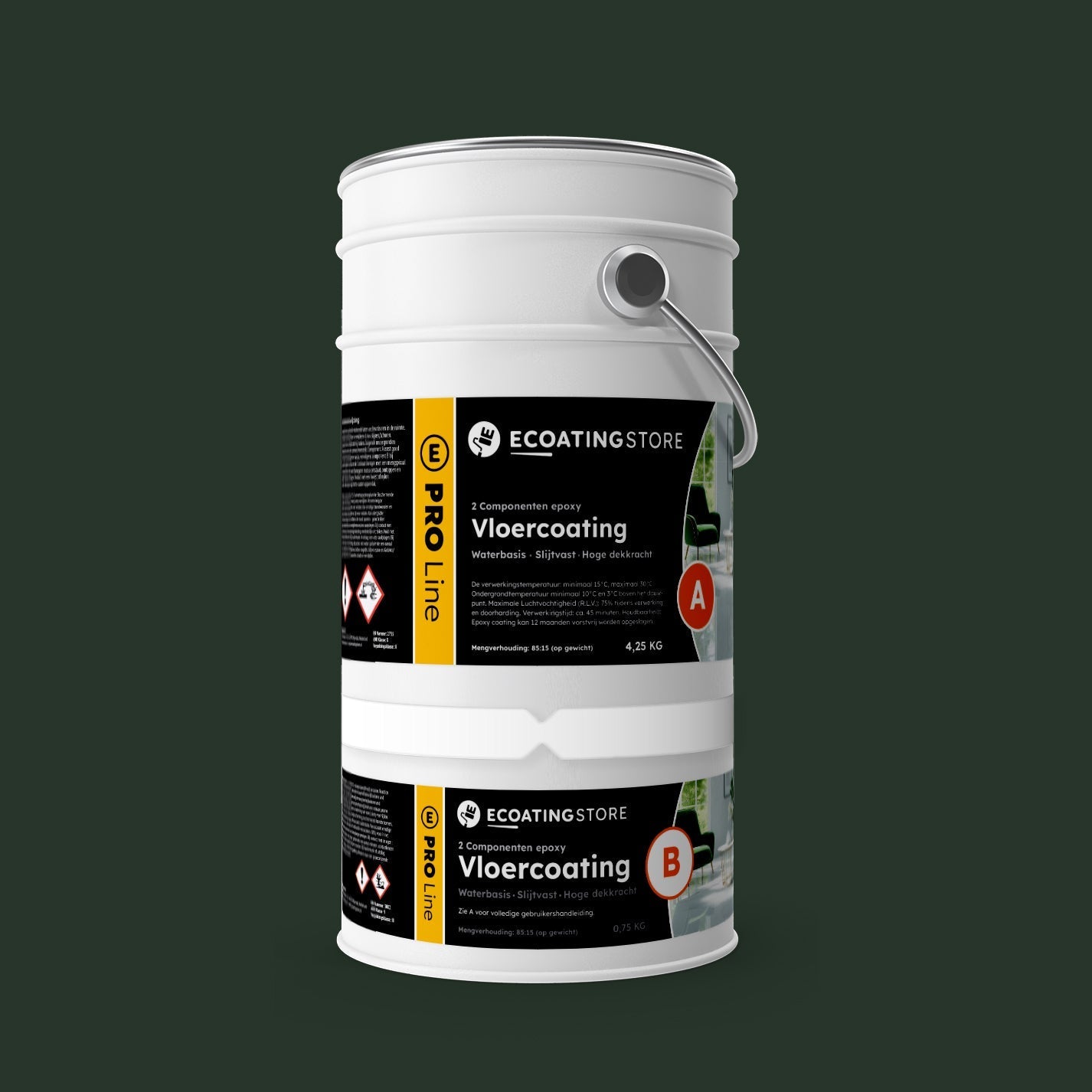 Vloercoating - RAL 6009