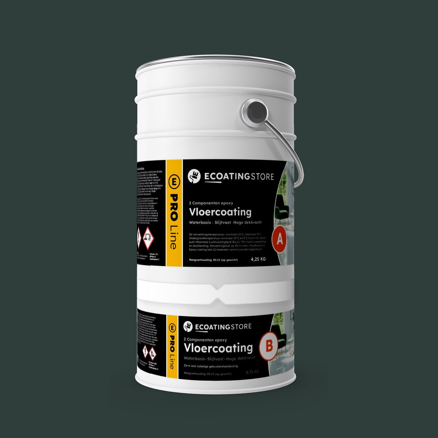 Garage vloercoating - RAL 6012