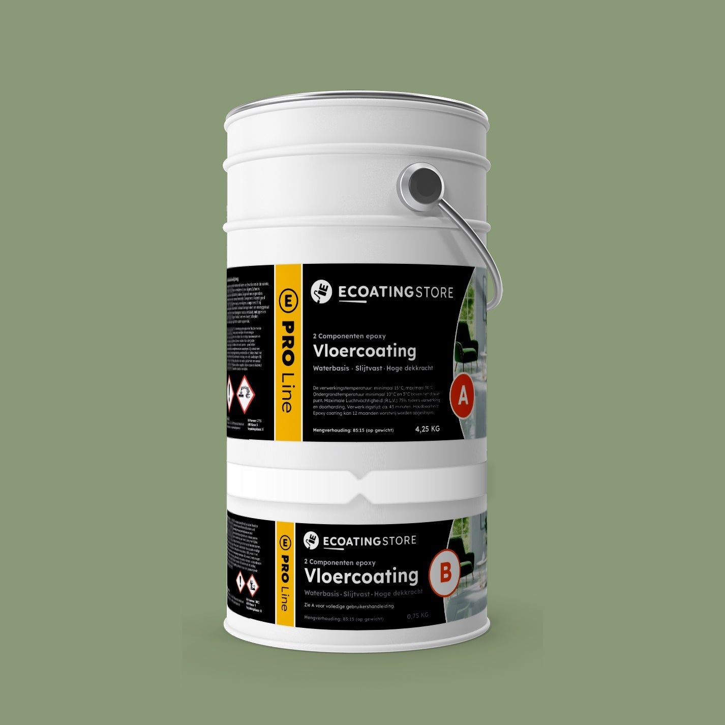 Vloercoating - RAL 6021