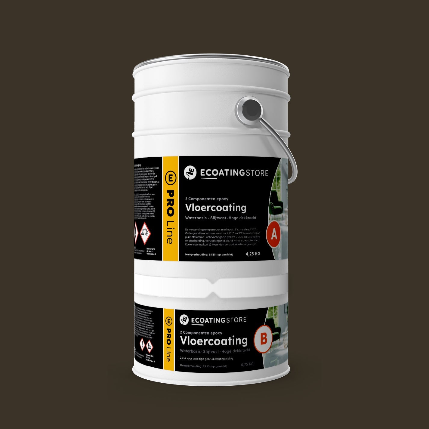 Garage vloercoating - RAL 6022