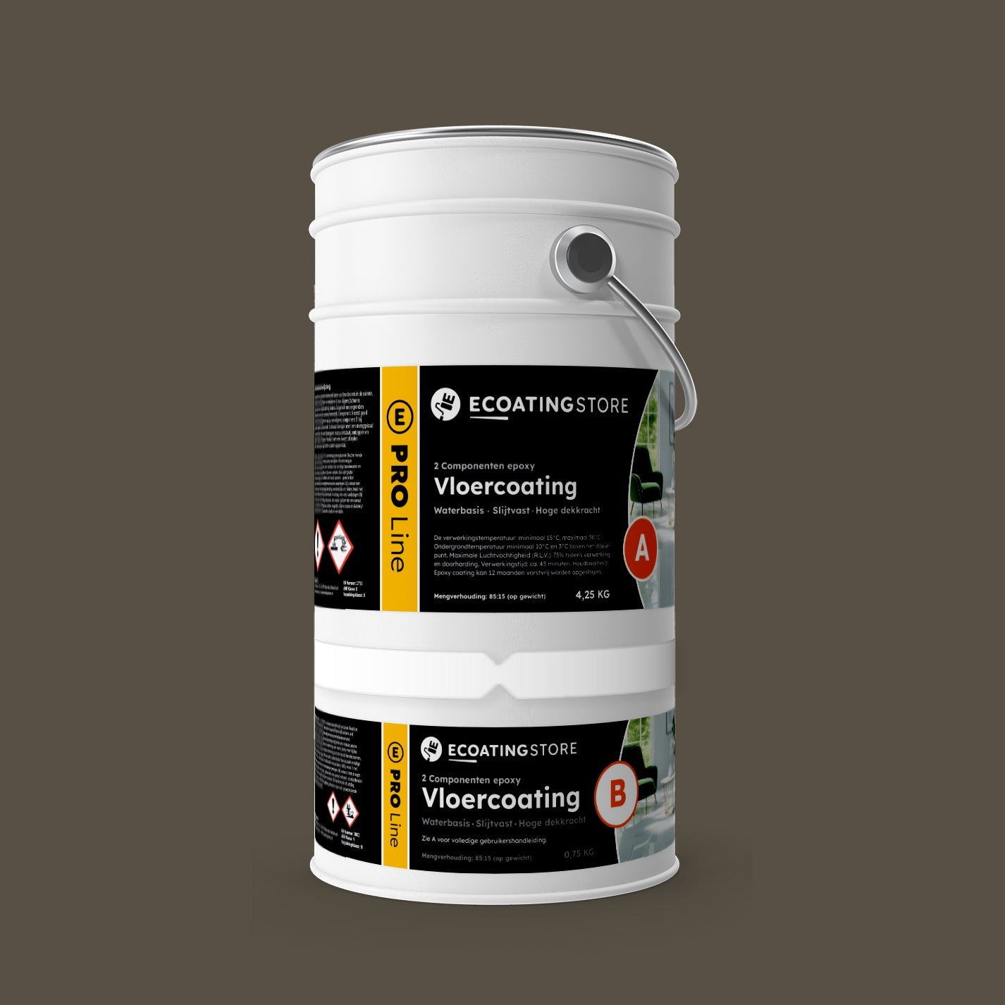 Garage vloercoating - RAL 7013