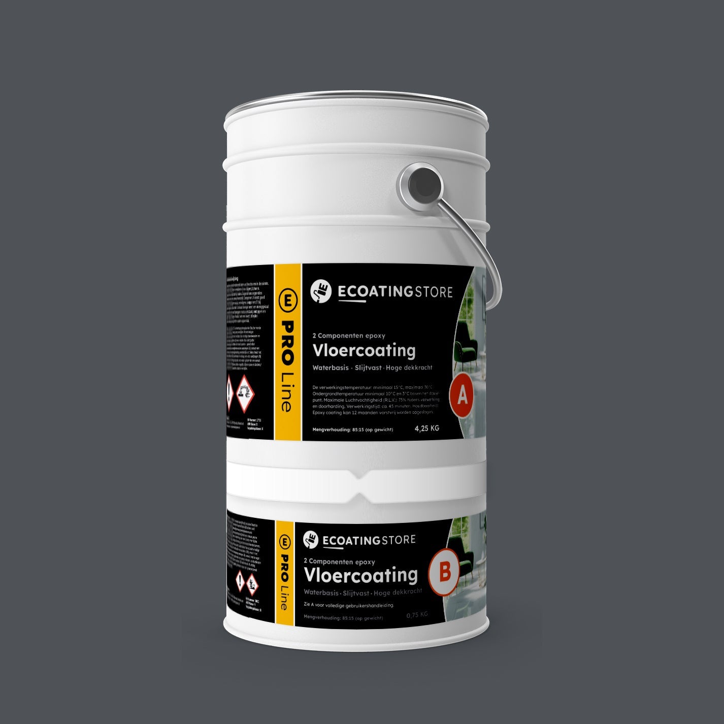Garage vloercoating - RAL 7015