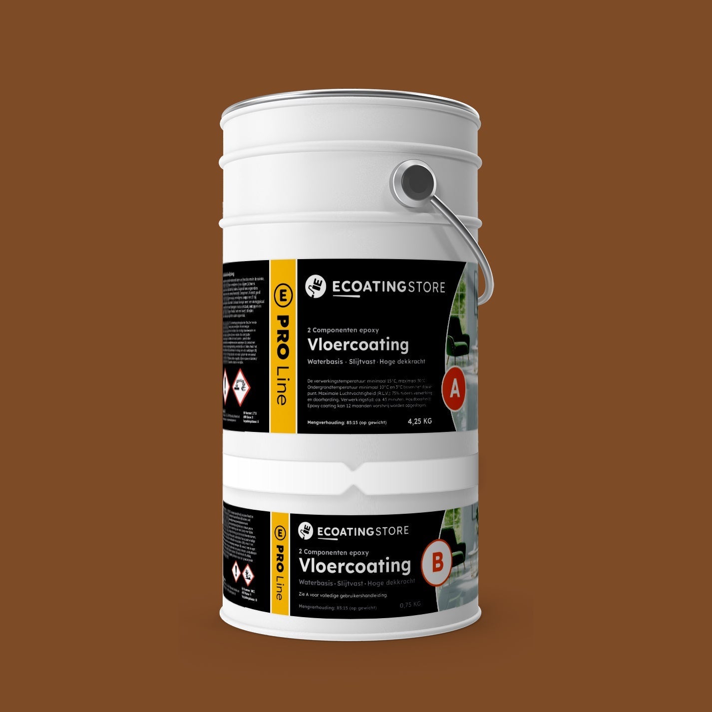 Vloercoating - RAL 8003