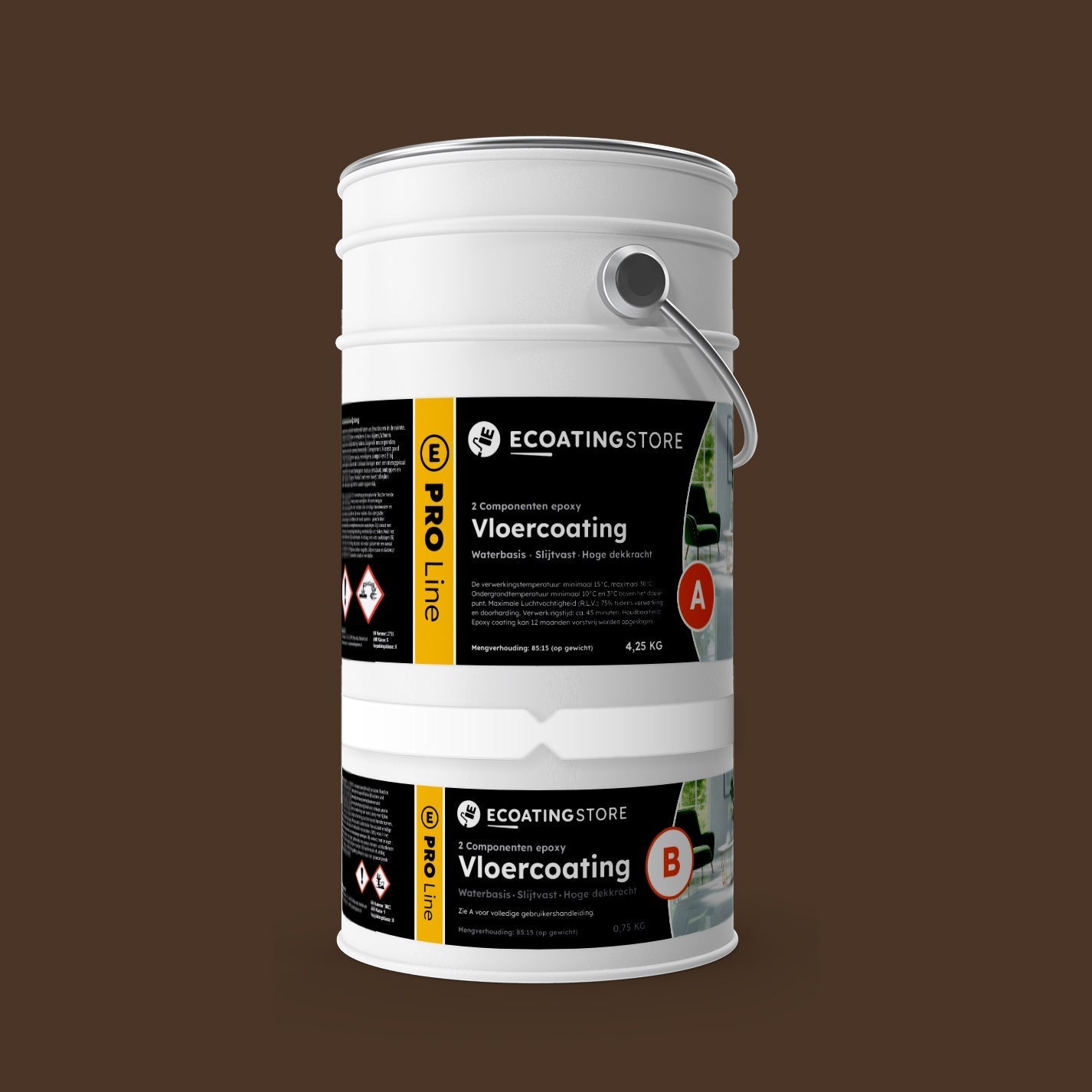 Garage vloercoating - RAL 8014
