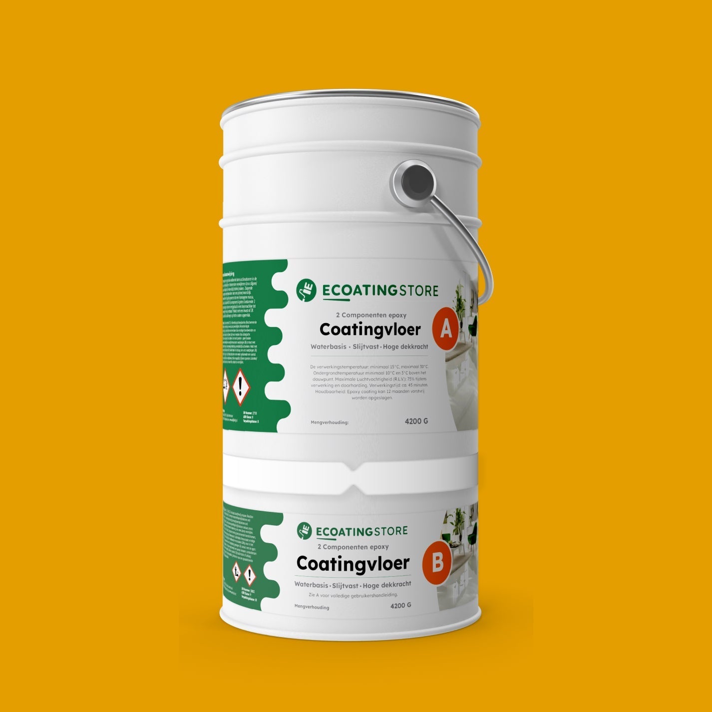 Vloercoating - RAL 1004