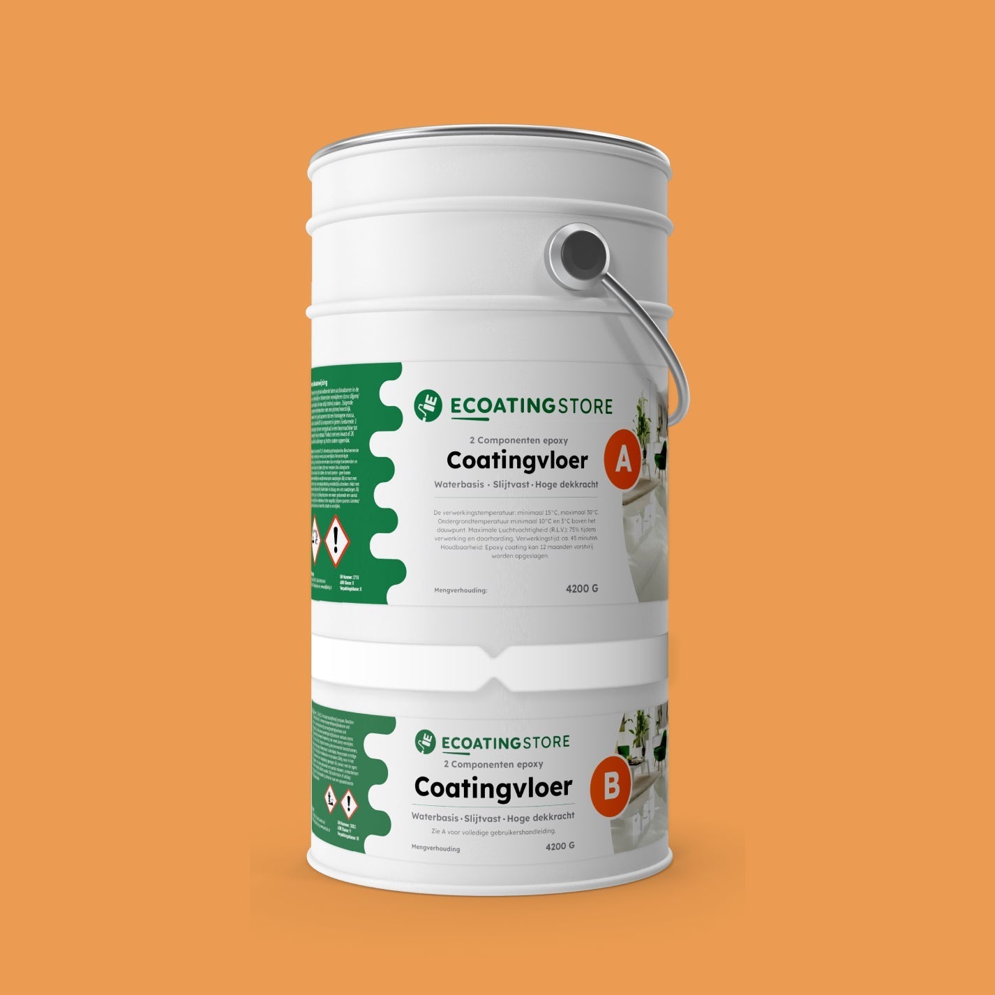 Vloercoating - RAL 1034