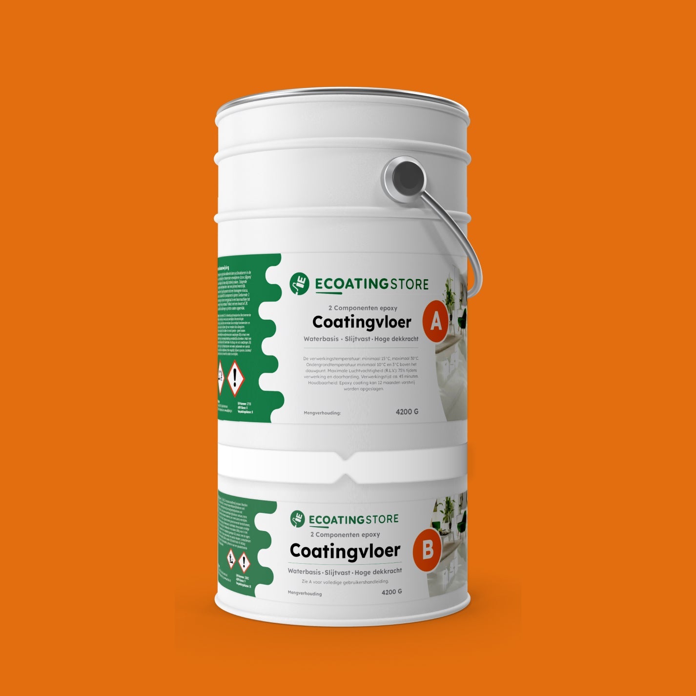 Garage vloercoating - RAL 2011