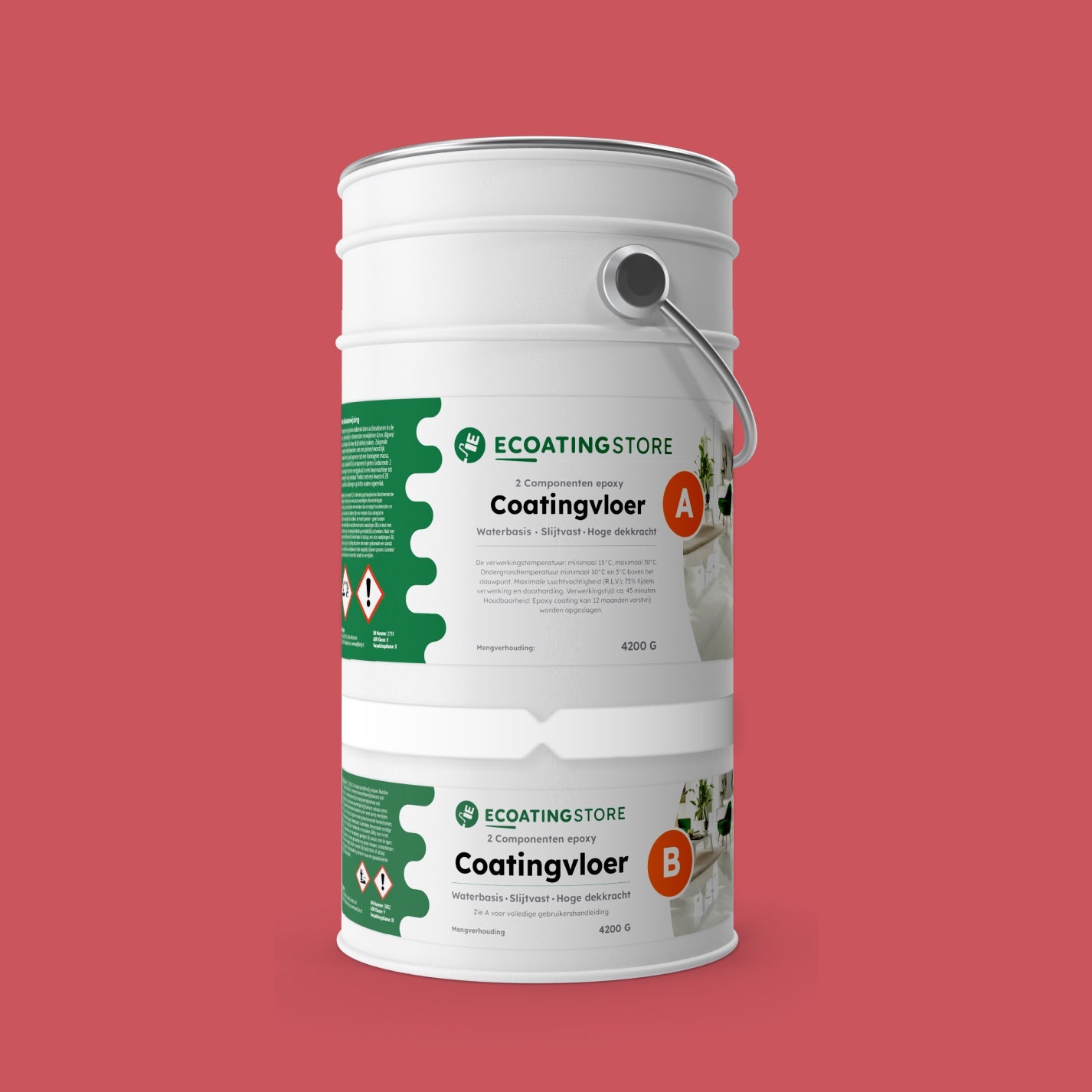 Garage vloercoating - RAL 3017