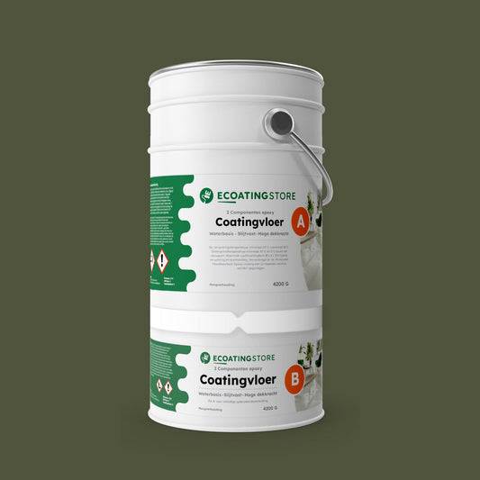 Garage vloercoating - RAL 6003