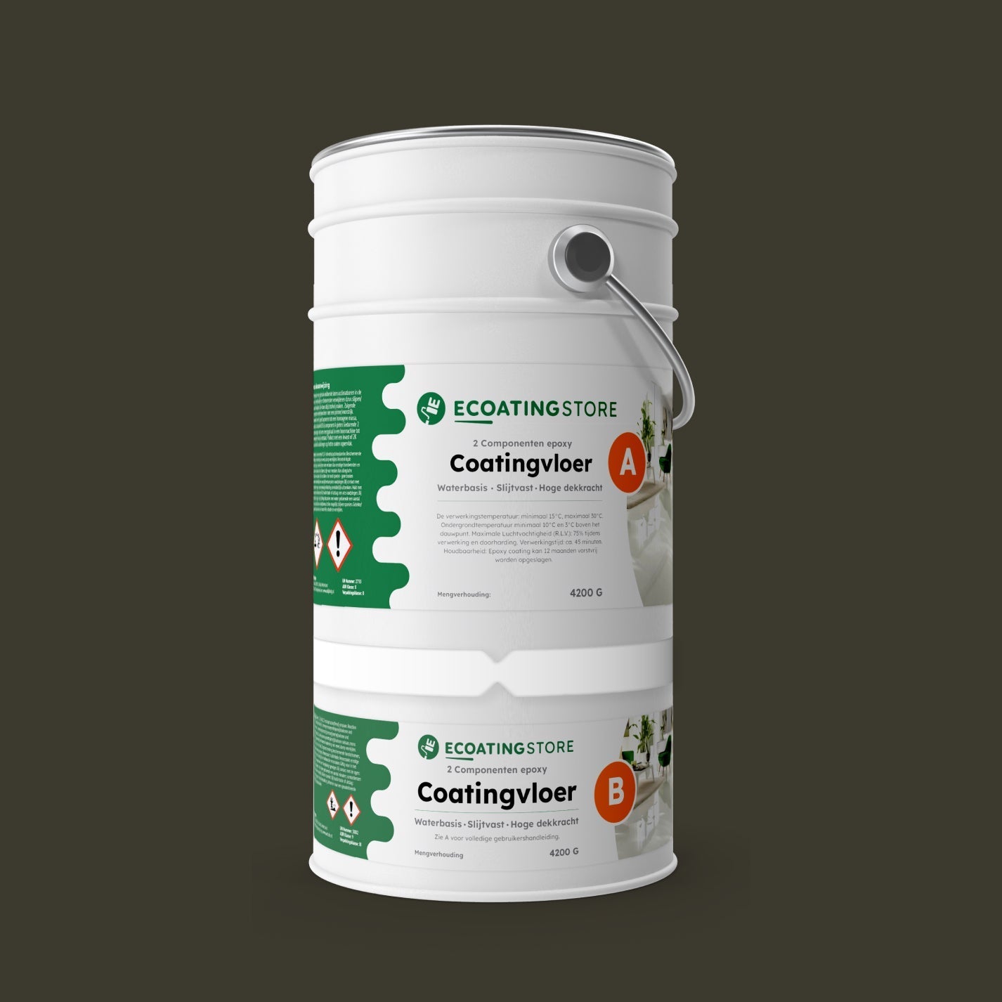 Vloercoating - RAL 6006