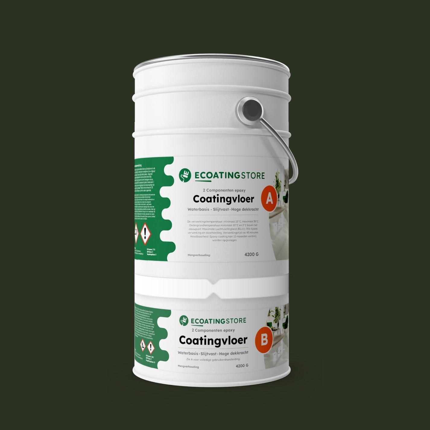 Vloercoating - RAL 6007