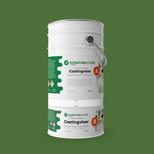 Garage vloercoating - RAL 6010