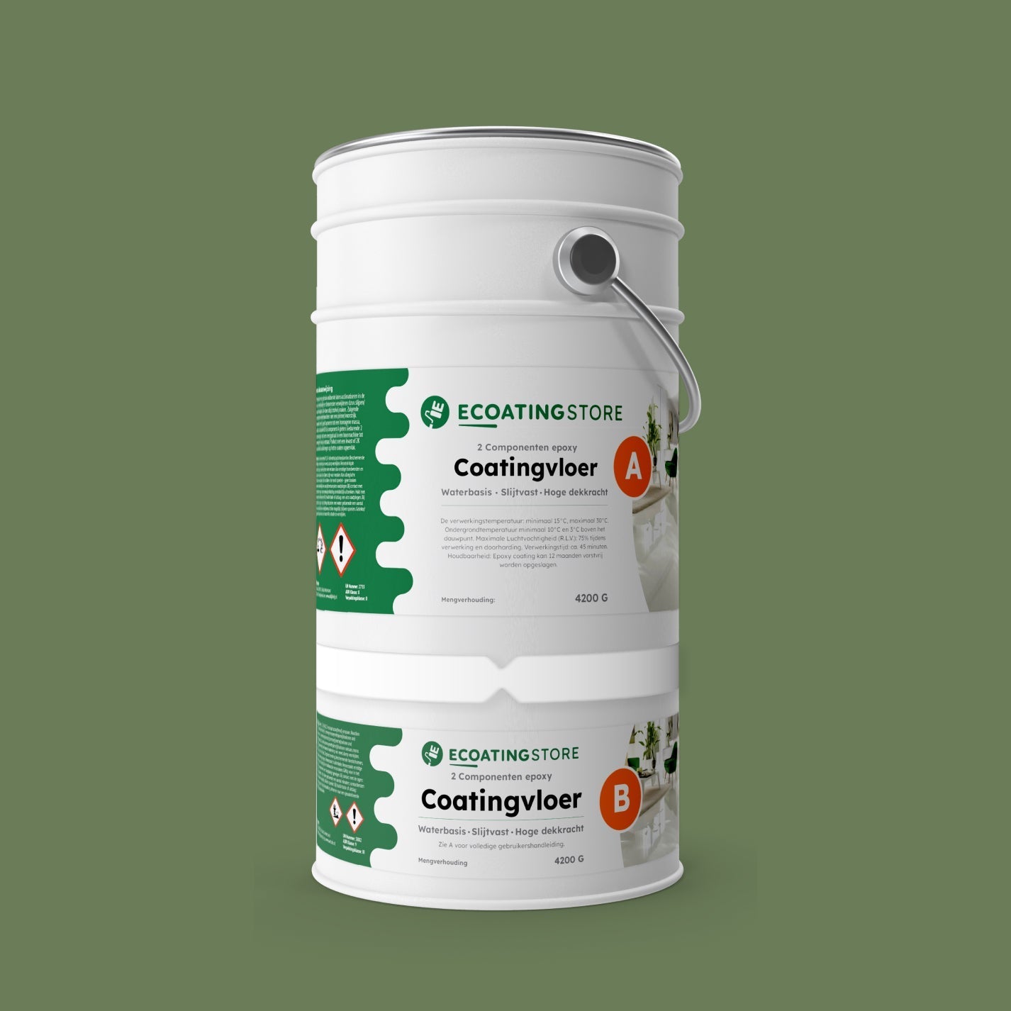 Vloercoating - RAL 6011