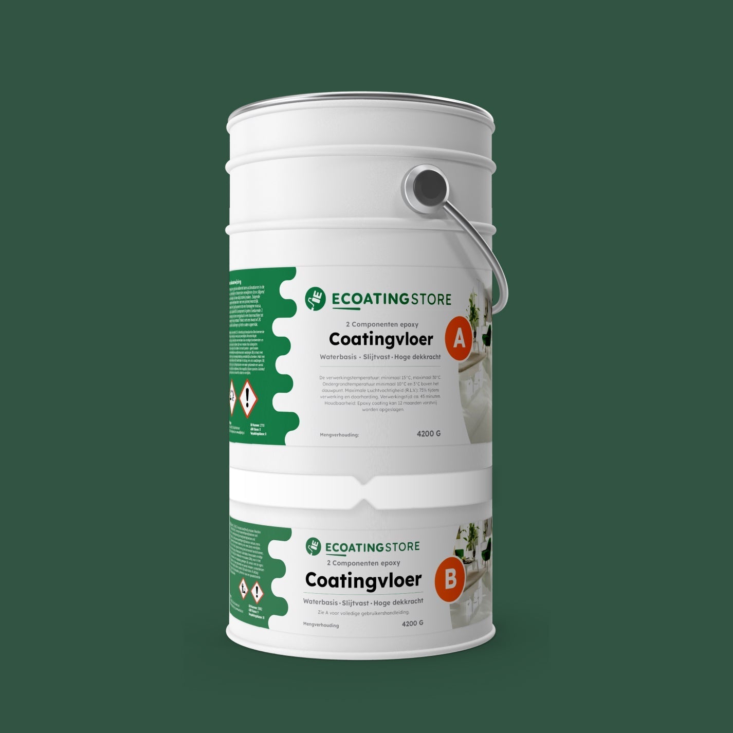 Vloercoating - RAL 6028