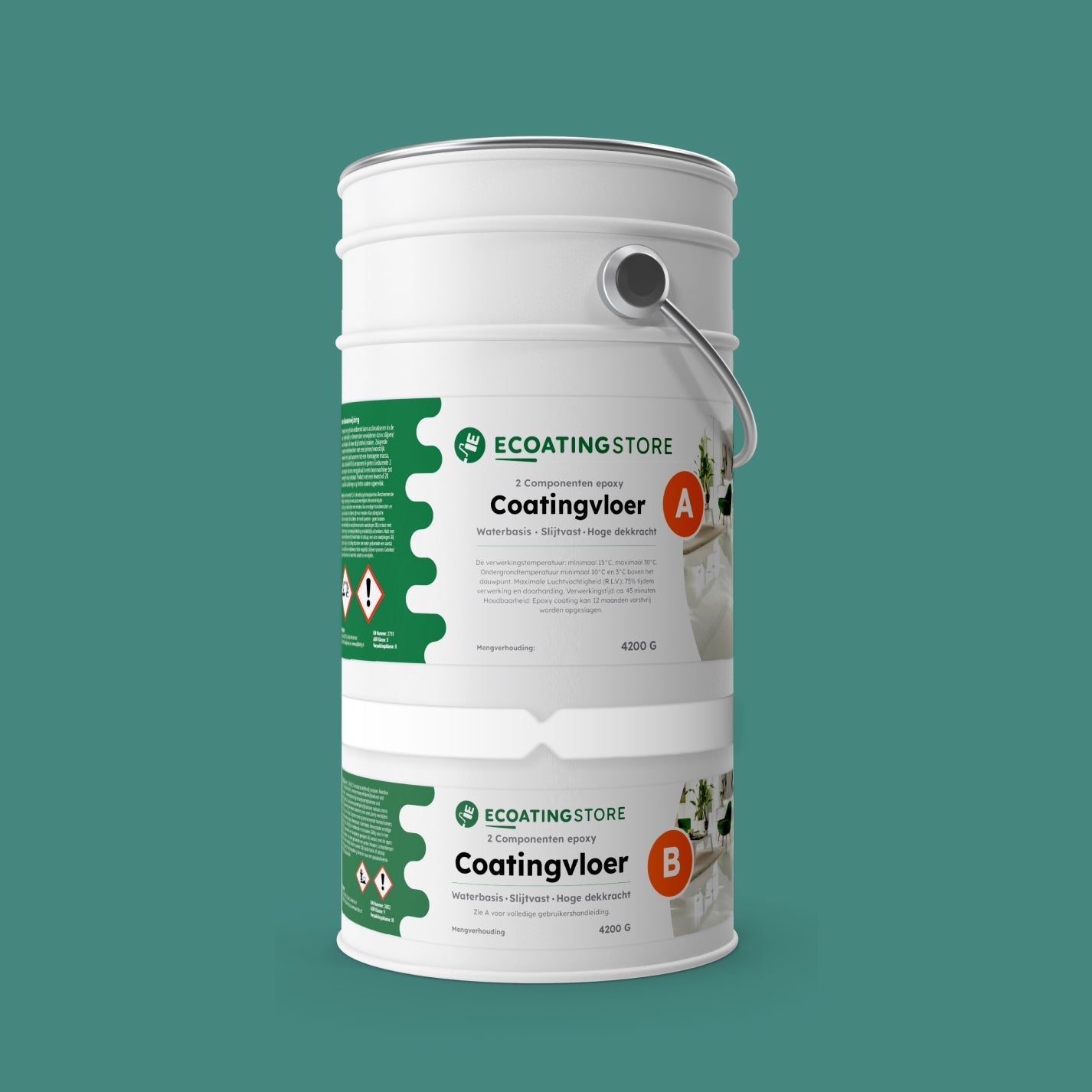 Vloercoating - RAL 6033