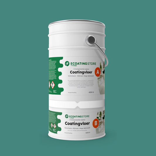 Garage vloercoating - RAL 6033