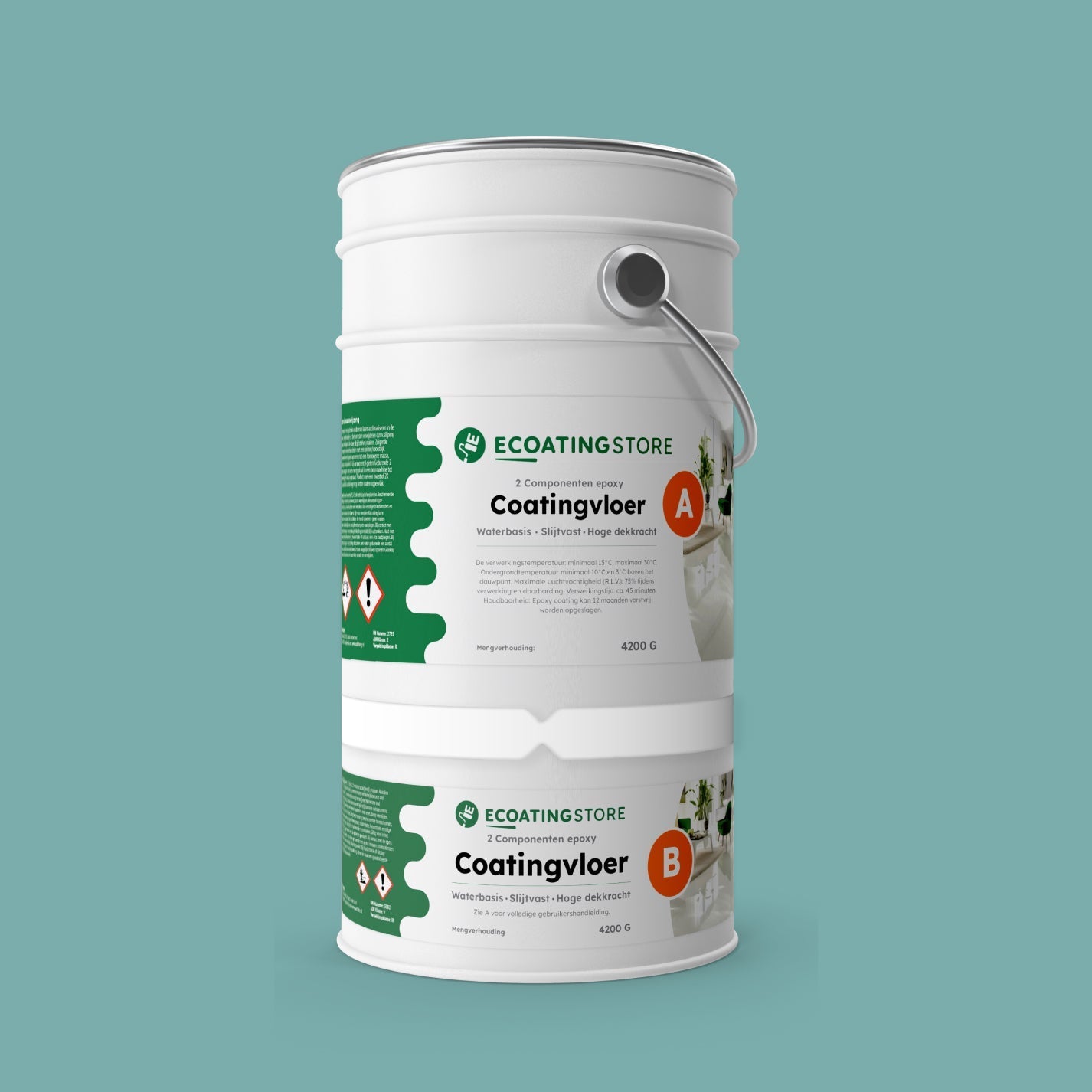 Vloercoating - RAL 6034