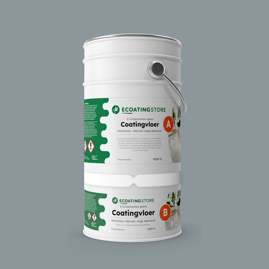 Garage vloercoating - RAL 7001