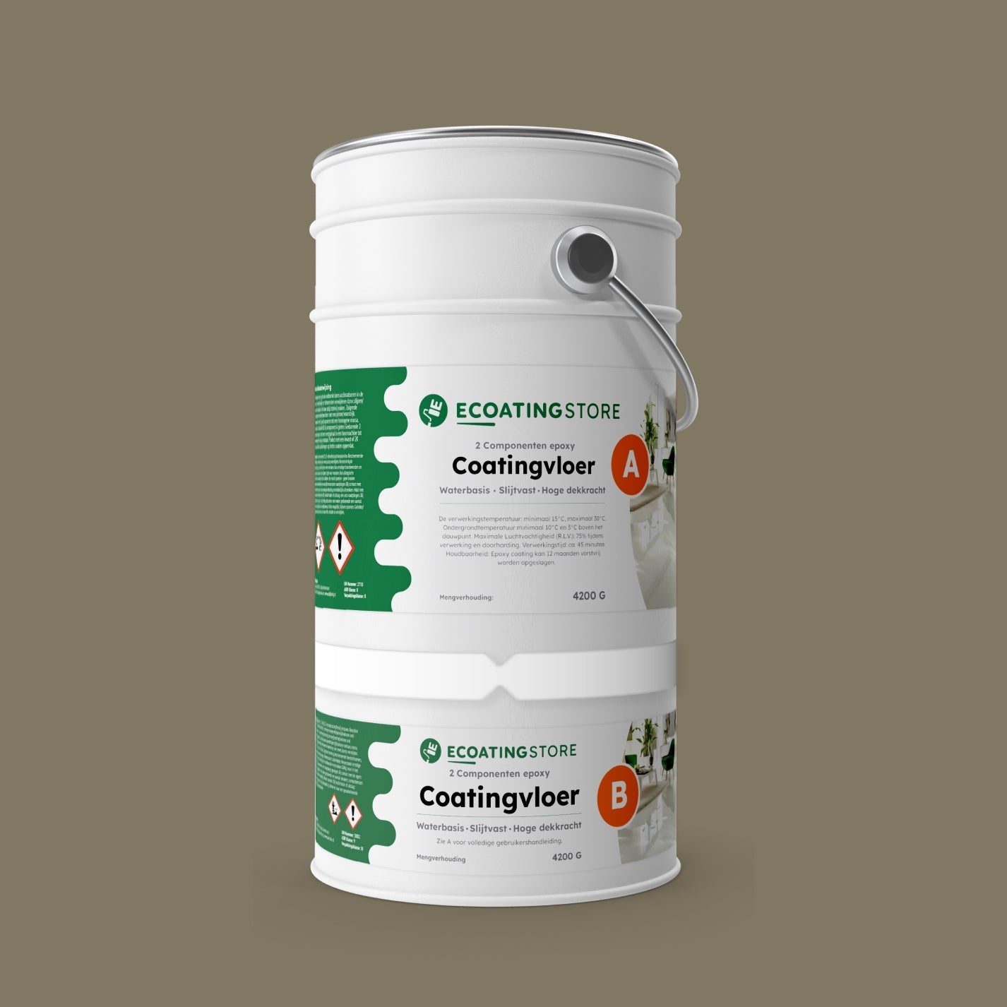 Vloercoating - RAL 7002