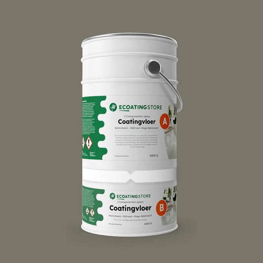 Garage vloercoating - RAL 7003