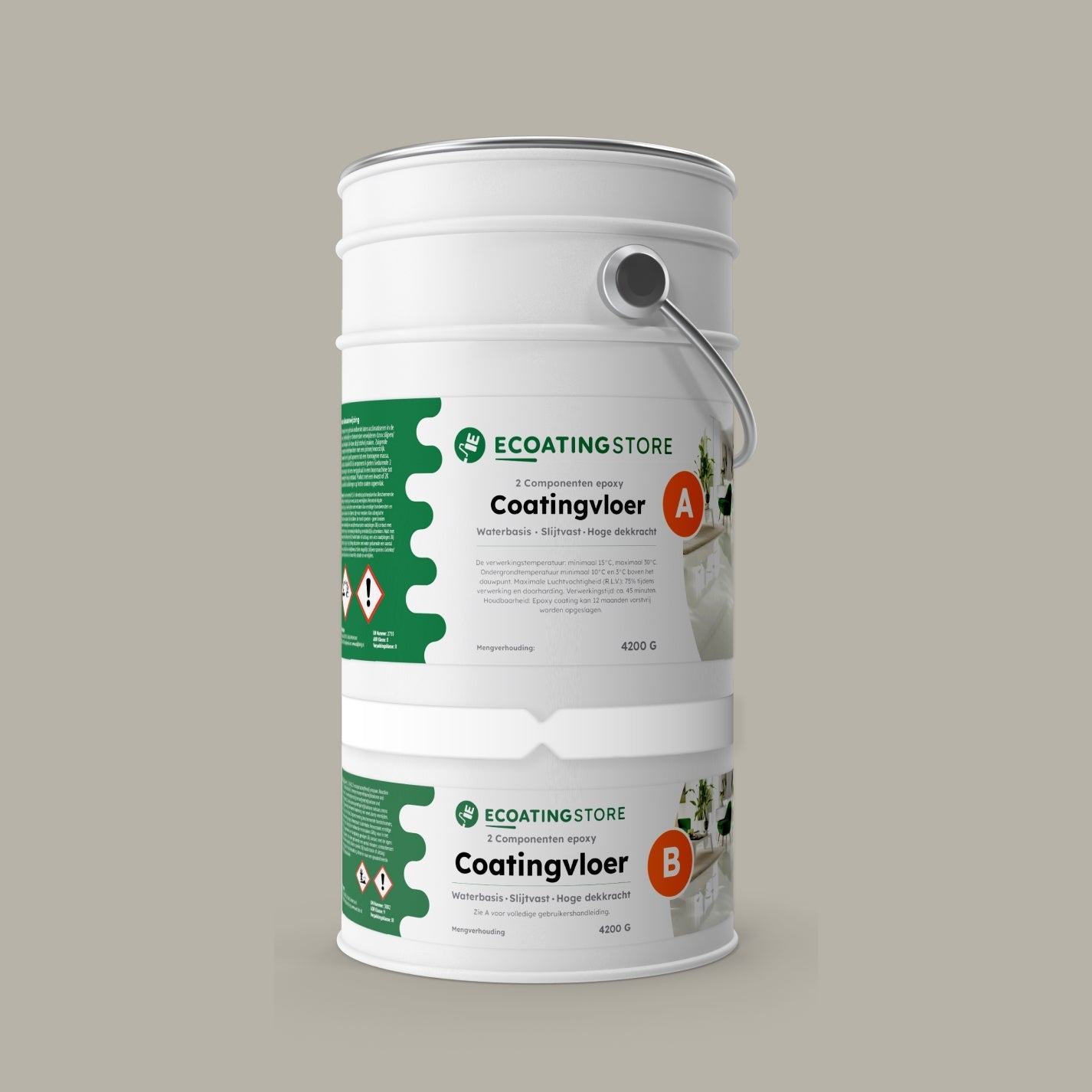 Vloercoating - RAL 7044