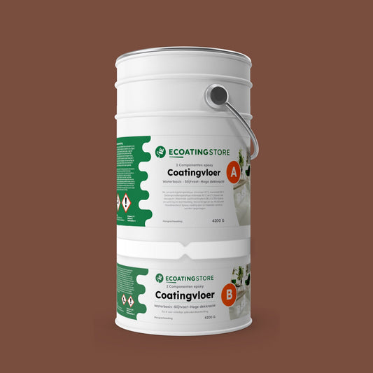 Garage vloercoating - RAL 8002