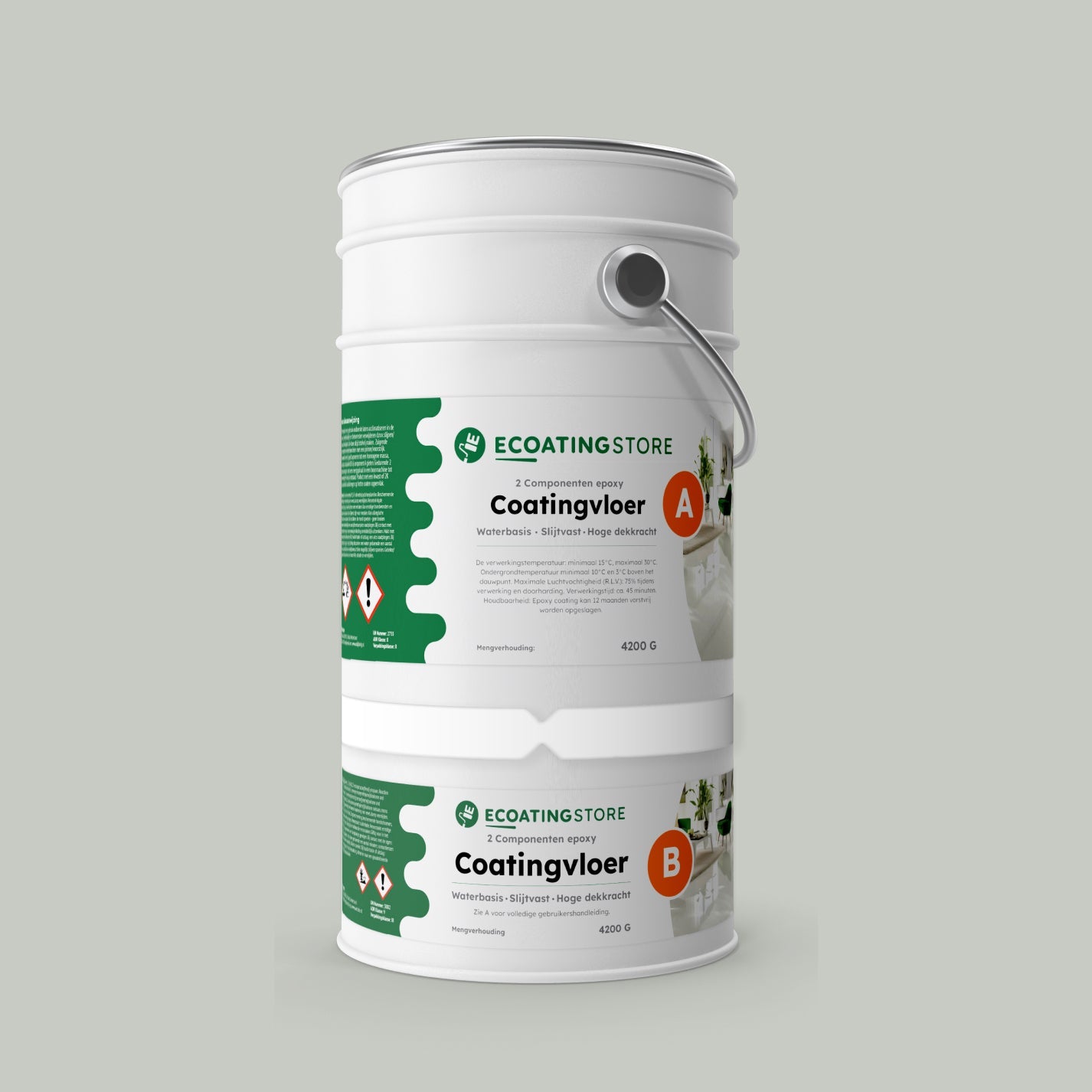Garage vloercoating - RAL 9018