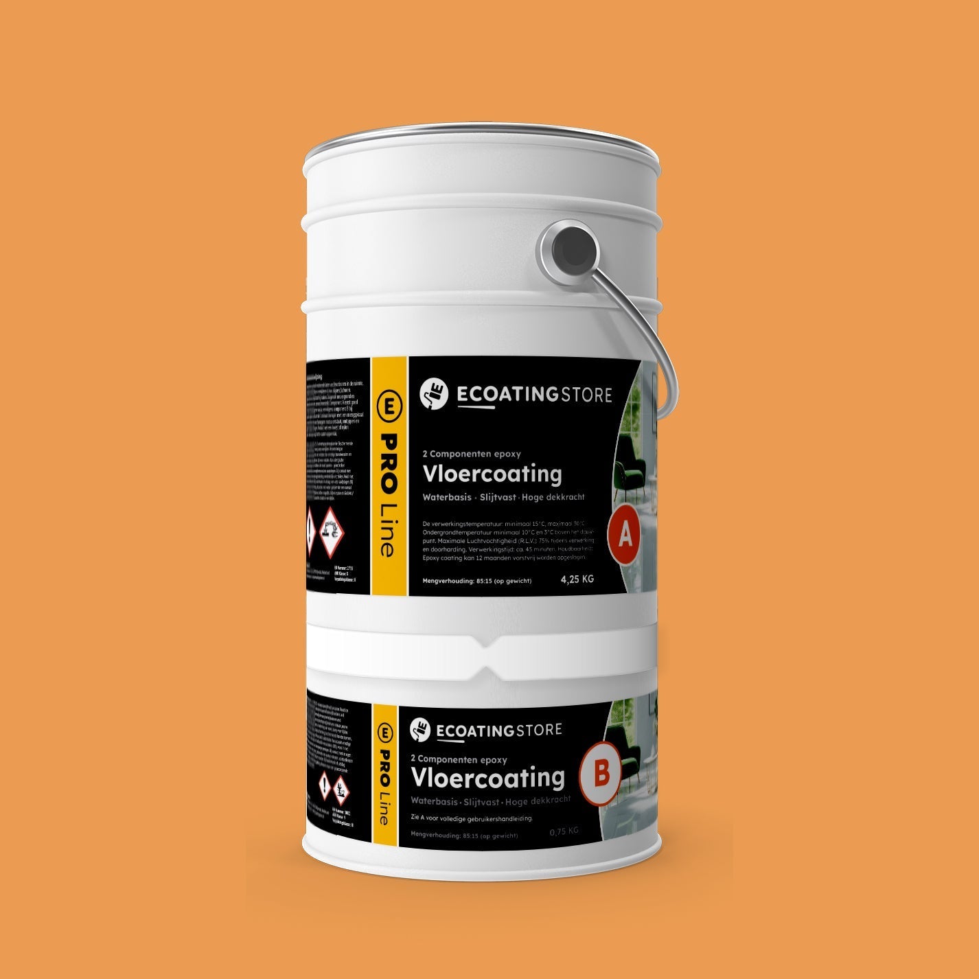 Vloercoating - RAL 1034