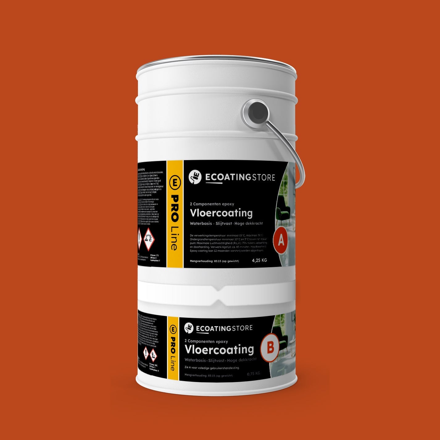 Garage vloercoating - RAL 2001