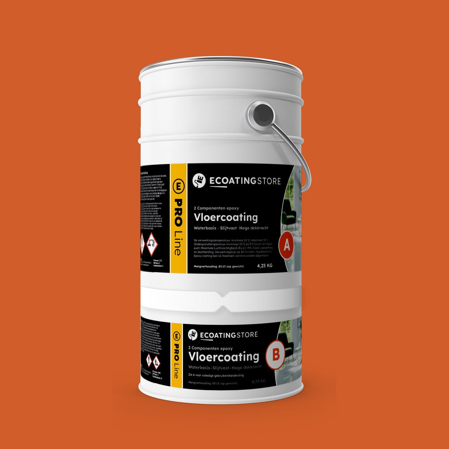 Garage vloercoating - RAL 2010