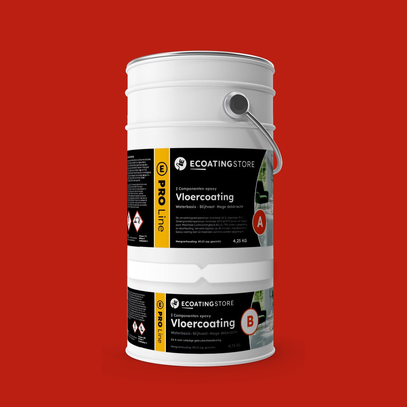 Garage vloercoating - RAL 3020