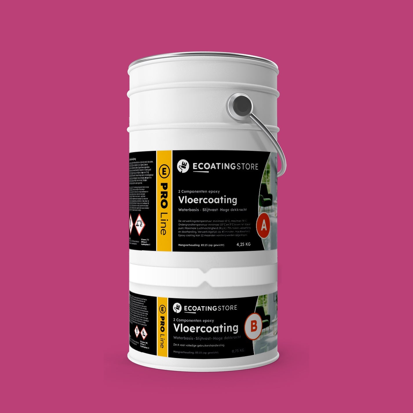 Garage vloercoating - RAL 4010