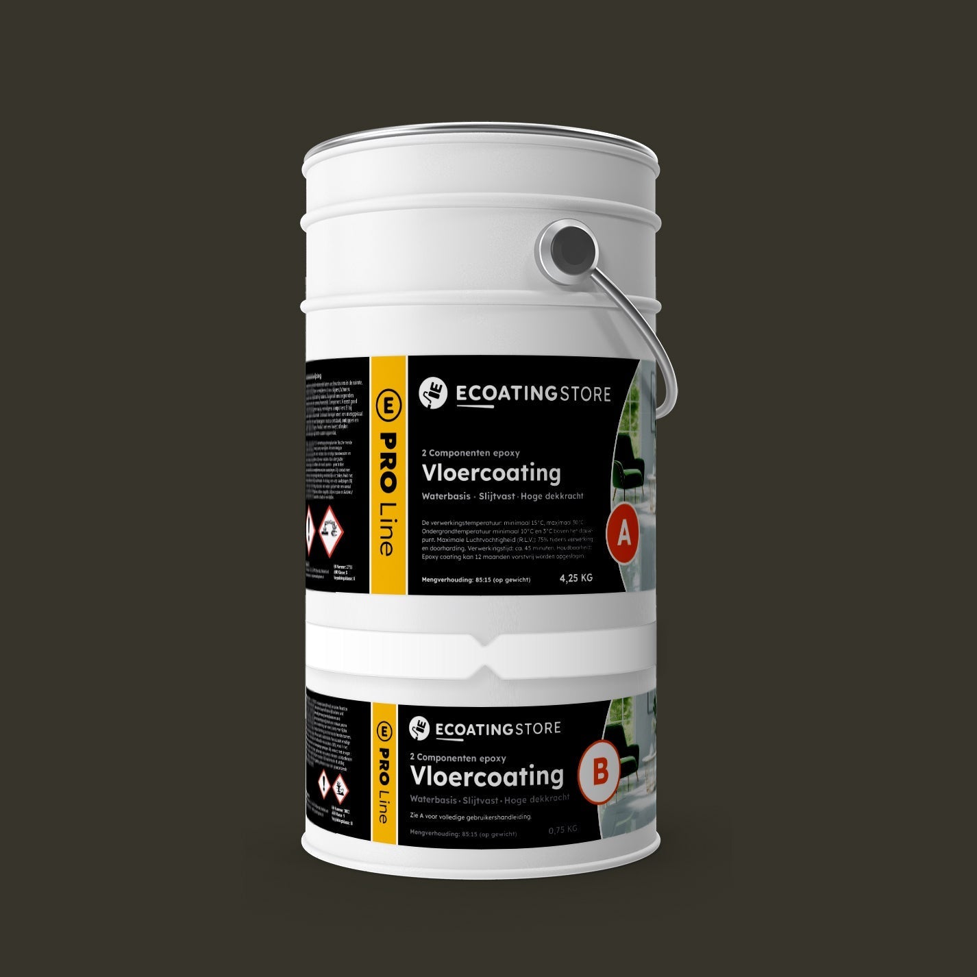 Vloercoating - RAL 6008