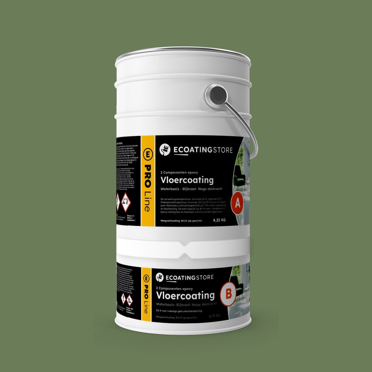 Vloercoating - RAL 6011