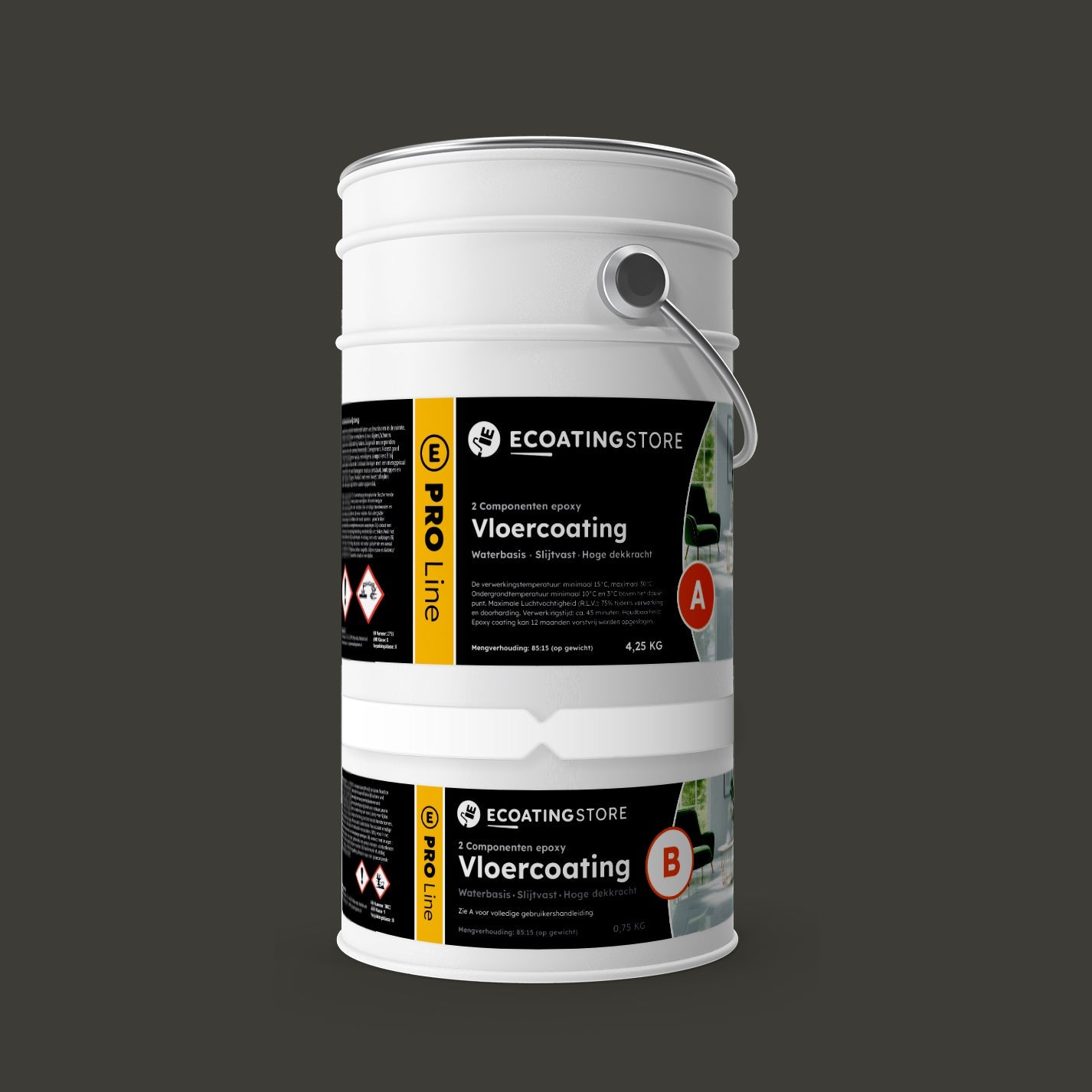 Garage vloercoating - RAL 6015