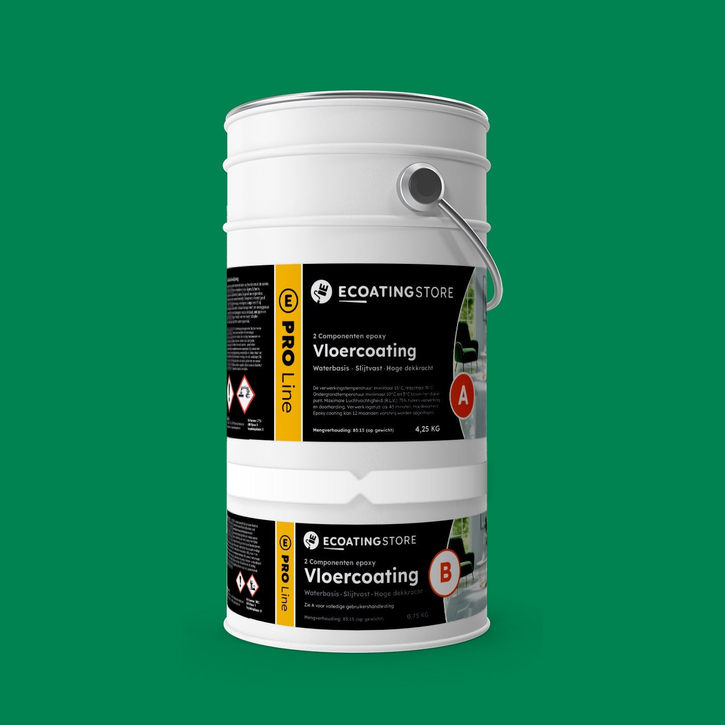 Garage vloercoating - RAL 6024
